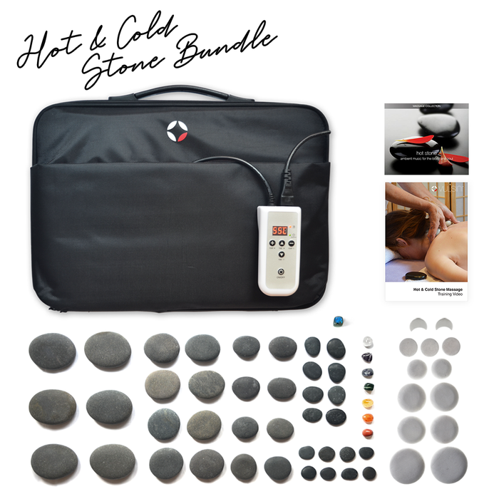VULSINI Hot & Cold Stone Massage Bundle