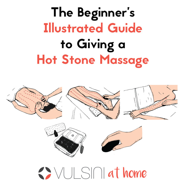 VULSINI Illustrated Hot Stone Massage Guide